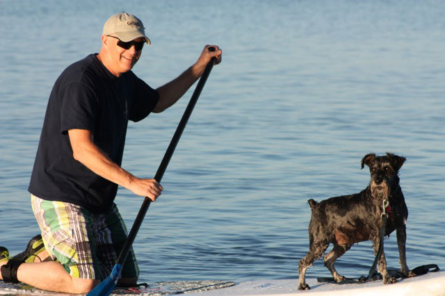 Brian and Beau Out for a Ride